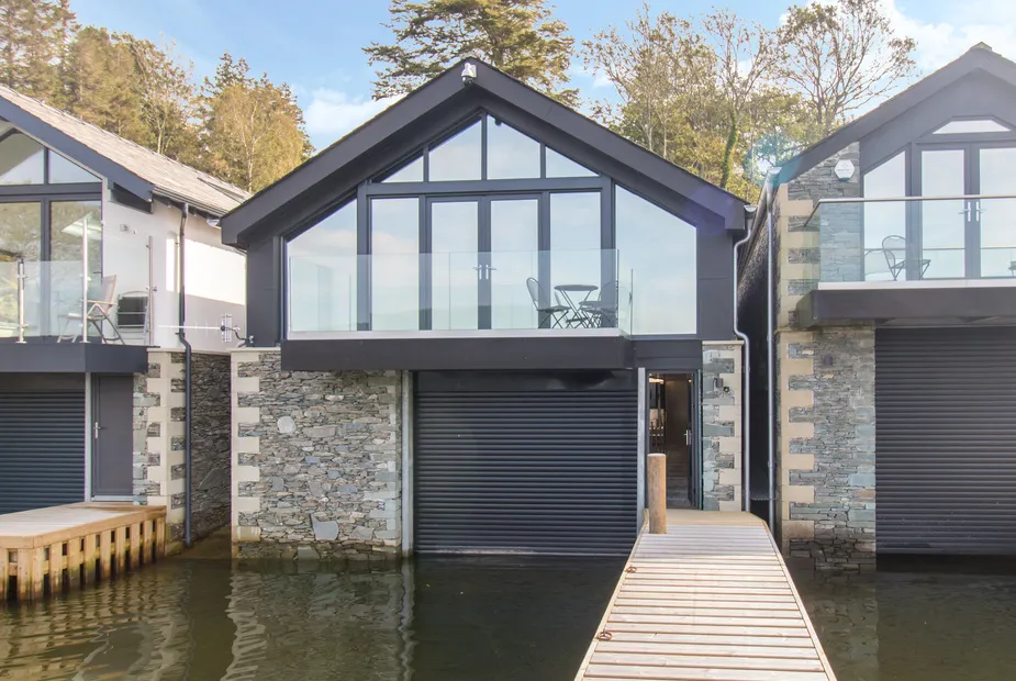 Boathouse on the Lake standing over the water at Windermere